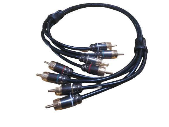 Full Tilt Audio HQ Series 4-Channel RCA Cable - 6 Feet