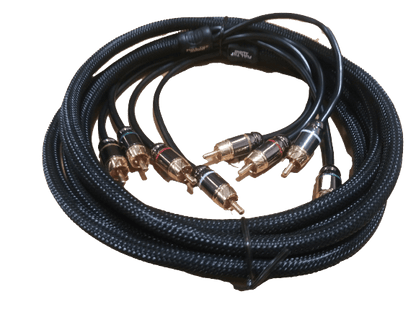 Full Tilt Audio HQ Series 4-Channel RCA Cable - 20 Feet