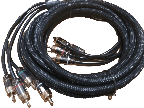 Full Tilt Audio HQ Series 4-Channel RCA Cable - 1.5 Feet