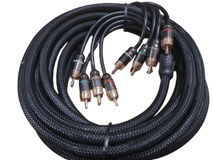 Full Tilt Audio HQ Series 4-Channel RCA Cable - 1.5 Feet