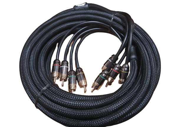 Full Tilt Audio HQ Series 4-Channel RCA Cable - 16 Feet
