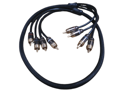 Full Tilt Audio HQ Series 4-Channel RCA Cable - 20 Feet