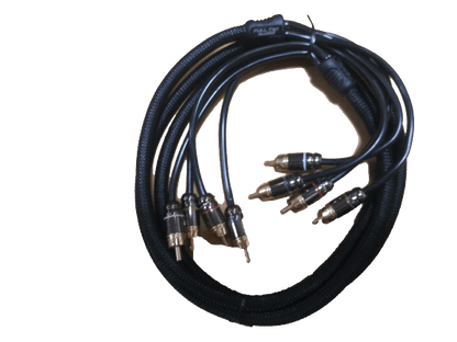 Full Tilt Audio HQ Series 4-Channel RCA Cable - 16 Feet