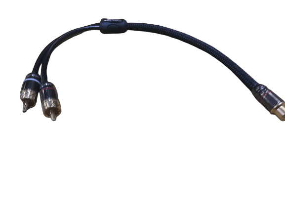 Full Tilt HQ Series 2 Male-to-1 Female Y-Splitter RCA Cable