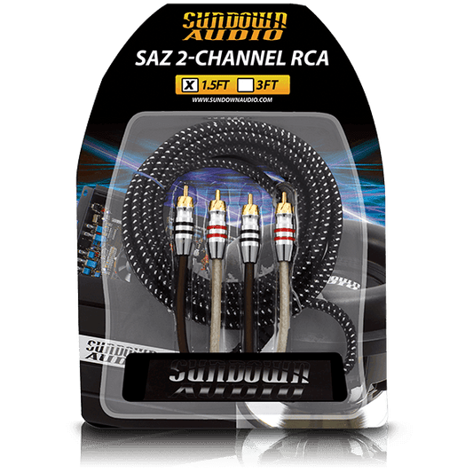 SAZ2-1.5FT SAZ 2-Channel RCA Interconnects