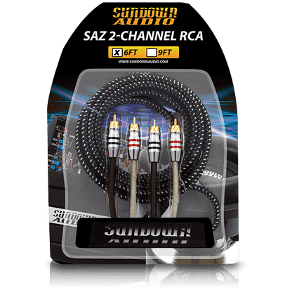 SAZ2-6FT SAZ 2-Channel RCA Interconnects