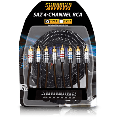 SAZ4-12FT SAZ 4-Channel RCA Interconnects