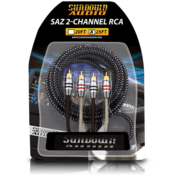 SAZ4-25FT SAZ 4-Channel RCA Interconnects