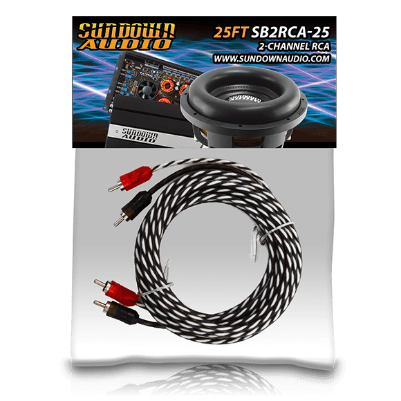 SB2-25FT 2-Channel RCA Interconnect Cables