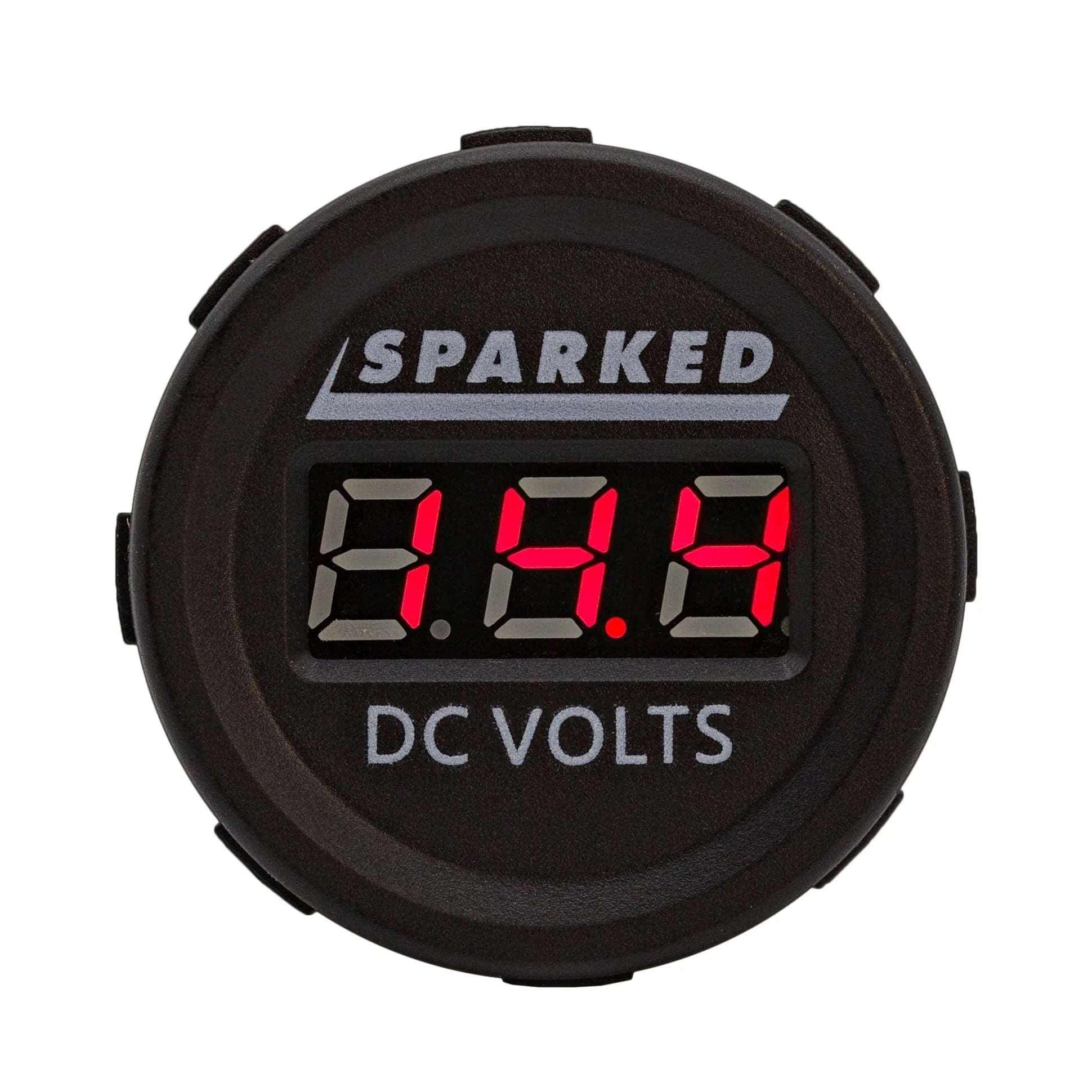 Single 12VDC Voltmeter Battery Voltage Monitor - Red