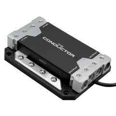 The Conductor All-In-One Ground Distribution Block and 1000A Ammeter - White