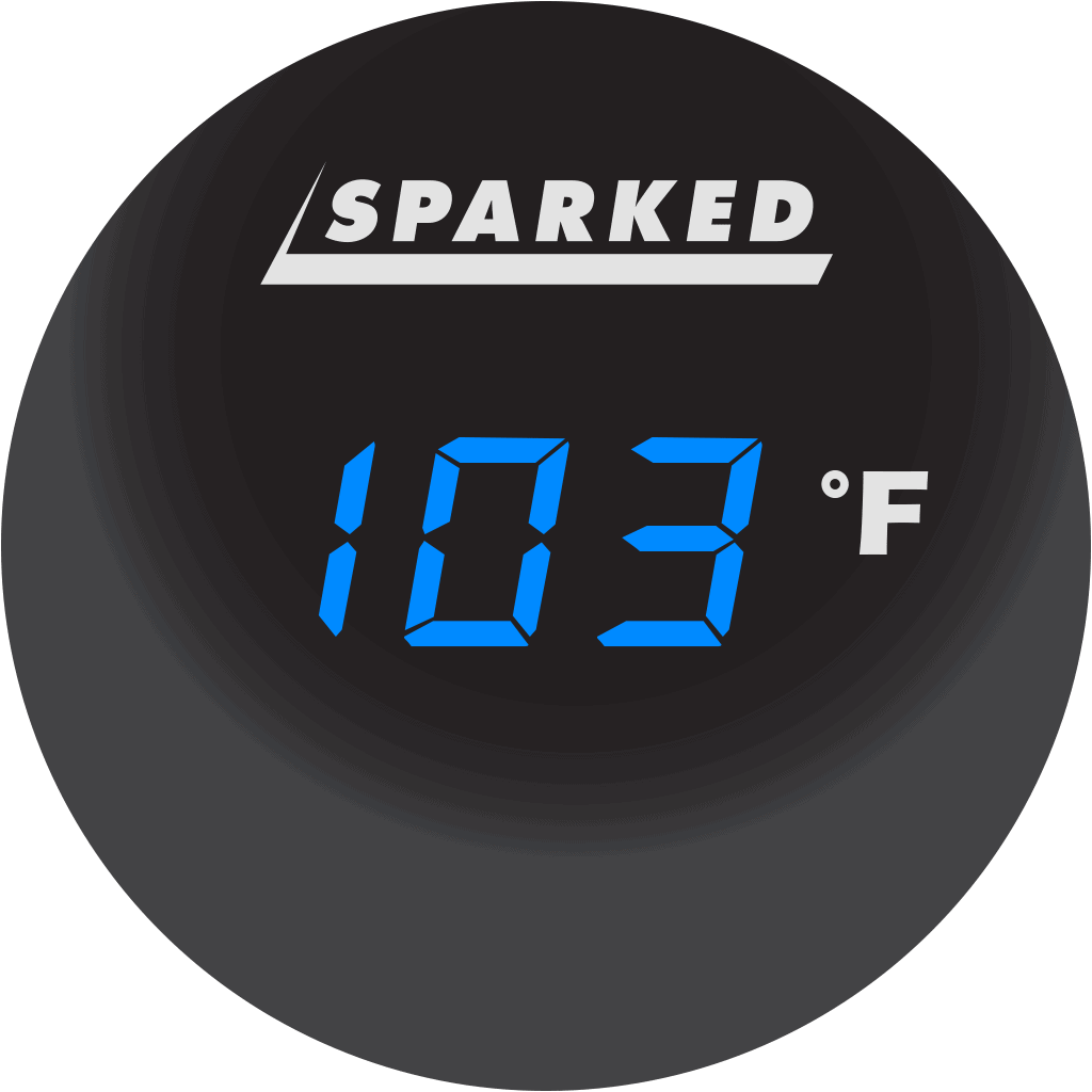 Thermometer 12V Ambient Temperature Sensor -30°F - 120°F - Blue