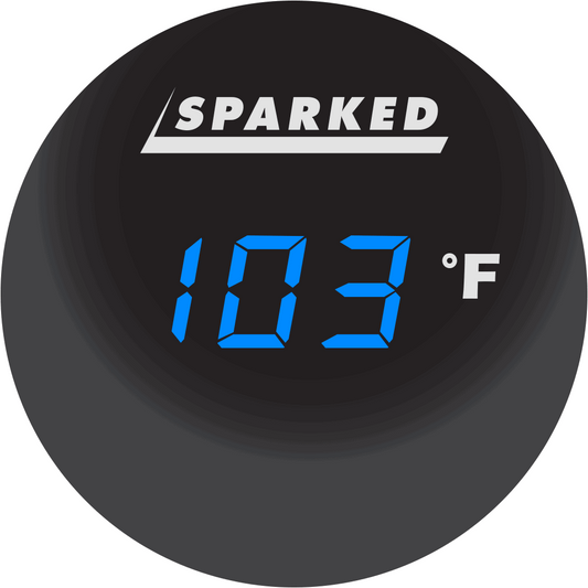 Thermometer 12V Ambient Temperature Sensor -30°F - 120°F - Blue