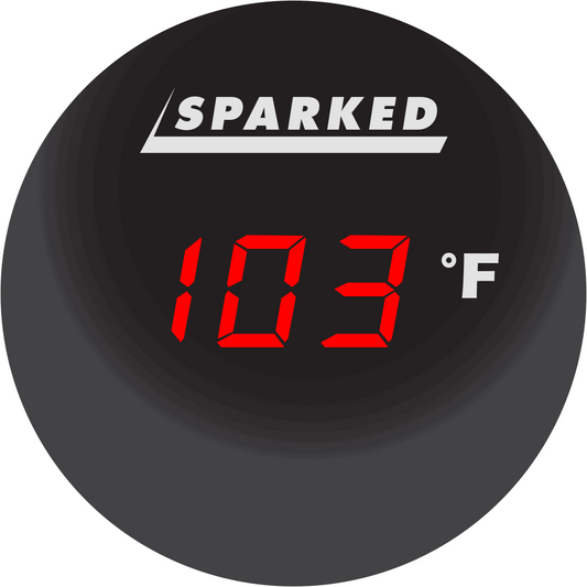 Thermometer 12V Ambient Temperature Sensor -30°F - 120°F - Red