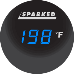 Thermometer 12V Temperature Sensor -34°F - 200°F With 18ft Cable - Blue