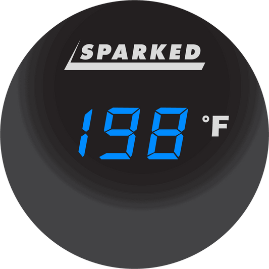 Thermometer 12V Temperature Sensor -34°F - 200°F With 18ft Cable - Blue
