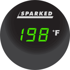 Thermometer 12V Temperature Sensor -34°F - 200°F With 18ft Cable - Green